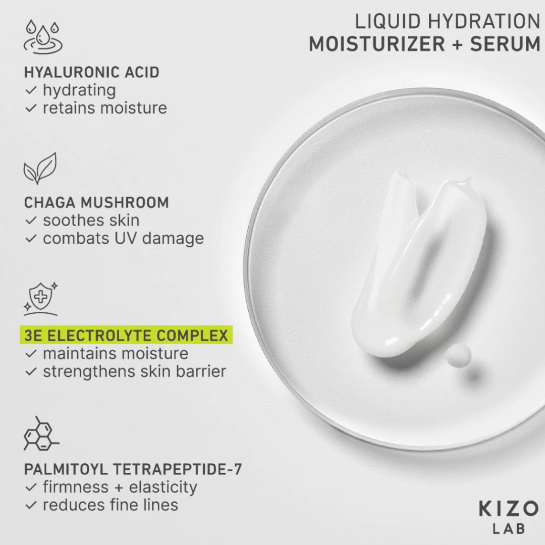 Kizo Lab Liquid Hydration Moisturizer + Serum