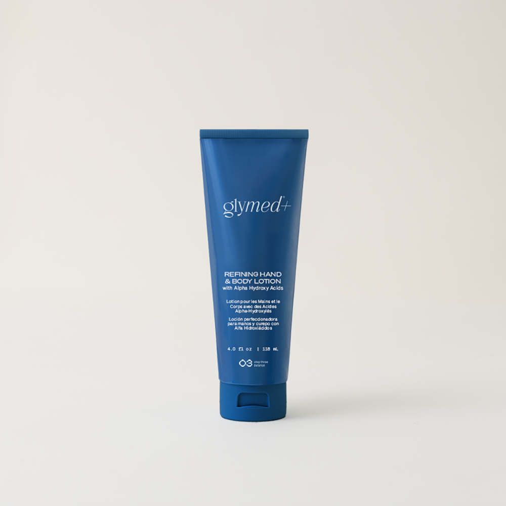 GLYMED PLUS REFINING HAND & BODY LOTION WITH ALPHA HYDROXY ACIDS